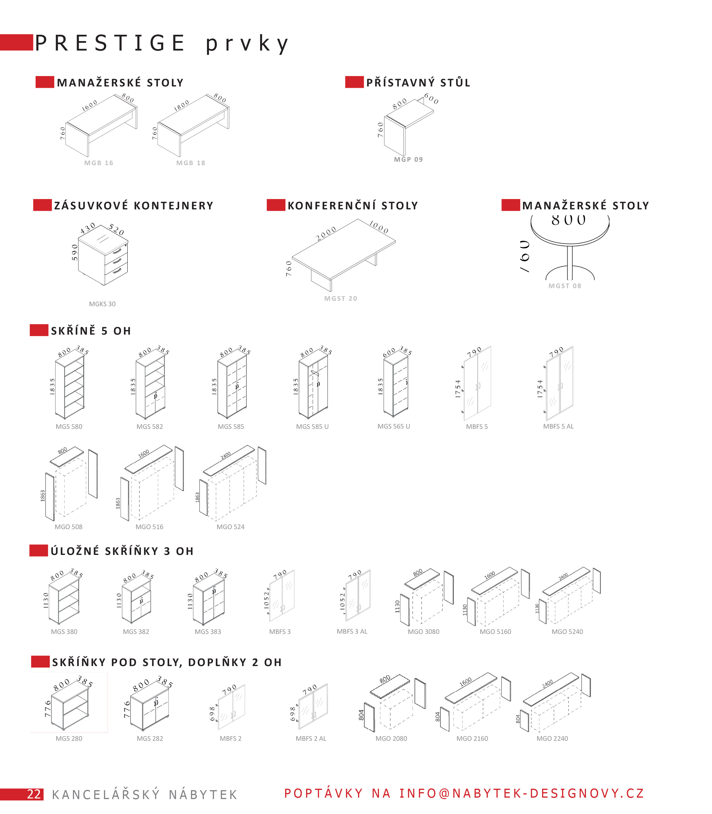 Katalog Kancelársky nábytok KOMFORT